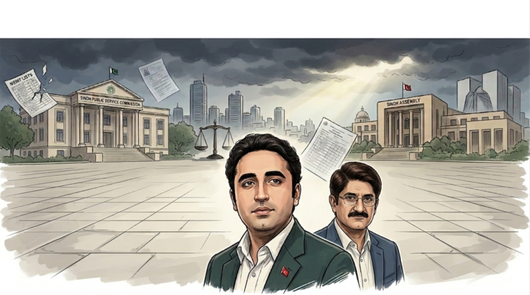 Merit, Media, and the Crisis of Democratic Credibility in Sindh