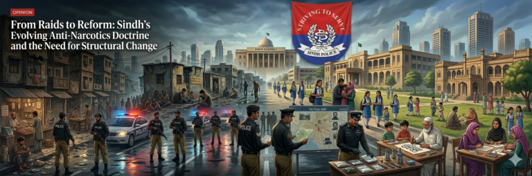 From Raids to Reform: Sindh’s Evolving Anti-Narcotics Doctrine and the Need for Structural Change
