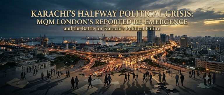 Karachi’s Halfway Political Crisis: MQM London’s Reported Re-emergence and the Battle for Karachi’s Political Future